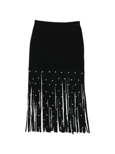 Simkhai fringed embellished midi skirt - Black - zdjęcie produktu nr 1