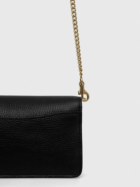 Coach torebka skórzana Tabby kolor czarny CE772