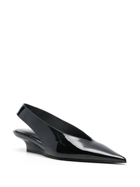 TOTEME 35mm The Wedge-Heel slingback pumps - Black - zdjęcie produktu nr 2