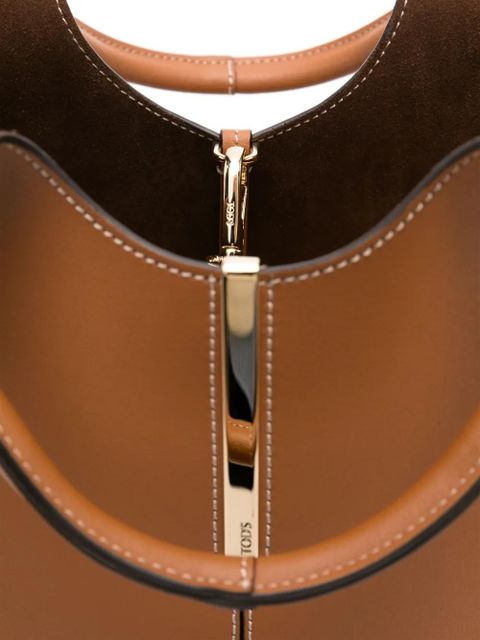 Tod's mini leather tote bag - Brown