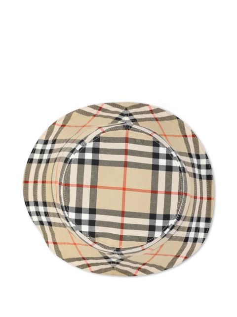 Burberry plaid bucket hat - Neutrals