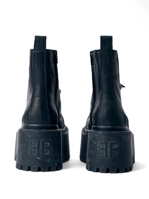 Balenciaga charm-embellished platform ankle boots - Black - zdjęcie produktu nr 2