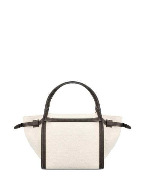 Tod's T buckle canvas tote bag - Neutrals - zdjęcie produktu nr 2