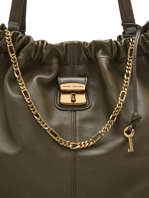 Marc Jacobs The Cristina chain-embellished drawstring tote bag - Green