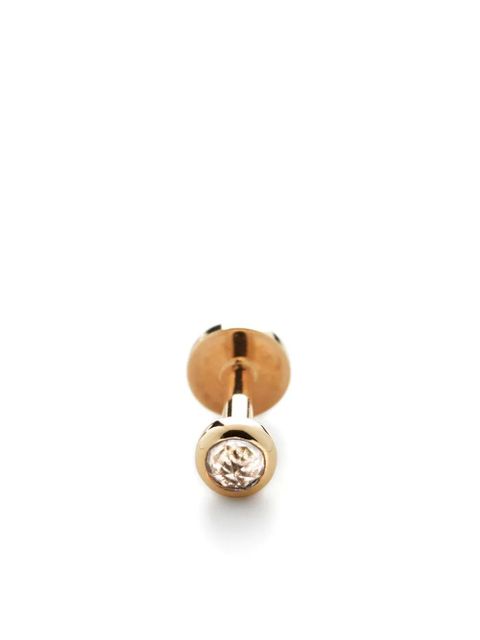 Monica Vinader 14kt yellow gold Mini Gem single earring - zdjęcie produktu nr 1