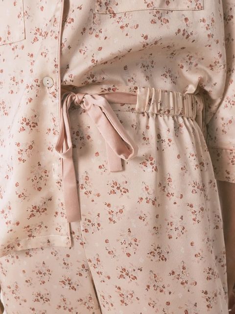 women'secret piżama damska kolor różowy satynowa 2542462