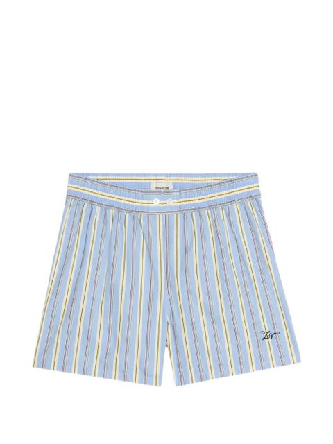 Zadig&Voltaire striped logo shorts - Blue - zdjęcie produktu nr 1