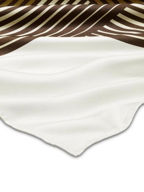 Tory Burch Infinite T Silk scarf - Neutrals