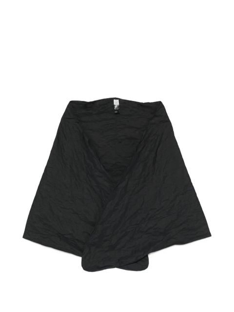 TOTEME Big crinkled scarf - Black - zdjęcie produktu nr 1