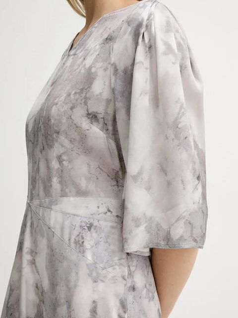 Gestuz sukienka kolor szary maxi prosta 10909874