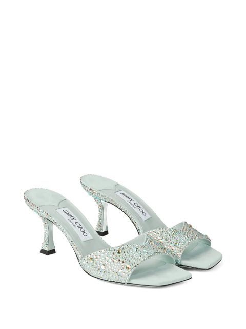 Jimmy Choo 70mm Skye mules - Green - zdjęcie produktu nr 2