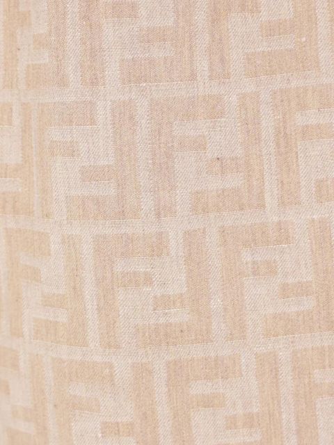 FENDI FF elasticated-waist trousers - Neutrals