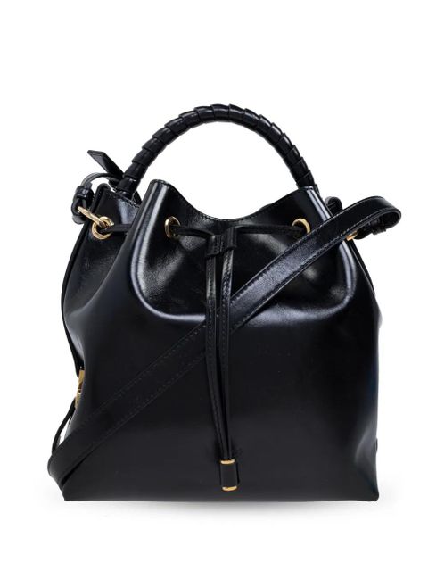 Chloé leather bucket bag - Black - zdjęcie produktu nr 1