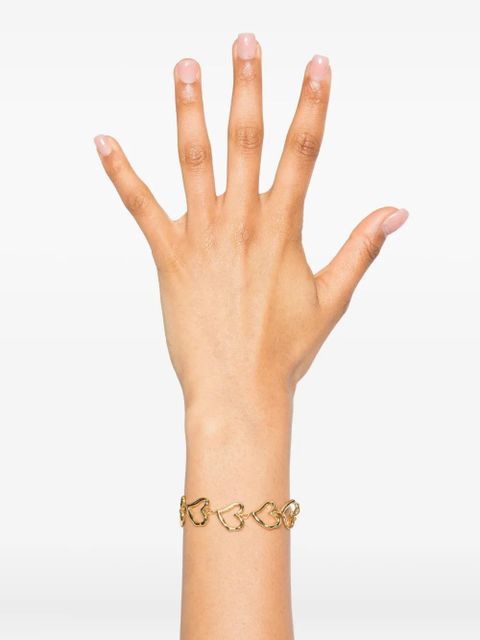 Maje heart-motif bracelet - Gold