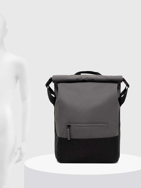 Rains plecak Trail Rolltop Backpack W3 kolor szary duży wzorzysty 14320.13