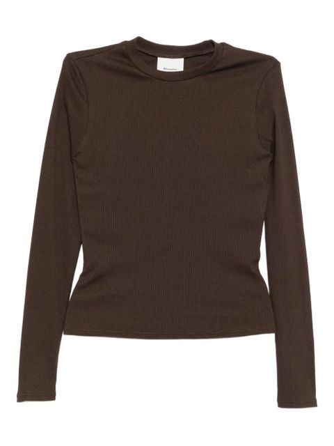 Reformation Davy T-shirt - Brown - zdjęcie produktu nr 1