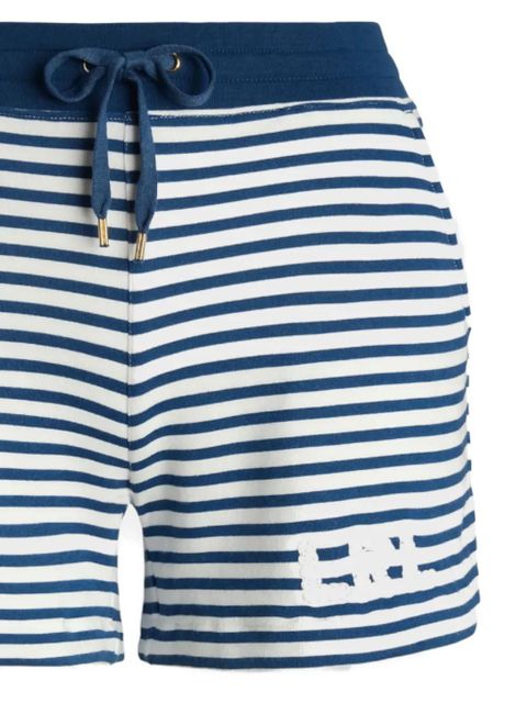 Lauren Ralph Lauren striped-pattern logo-detail mini shorts - White - zdjęcie produktu nr 2