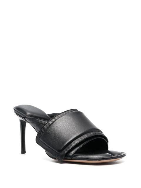 Jacquemus Les Mules Aqua 80mm leather mules - Black - zdjęcie produktu nr 2