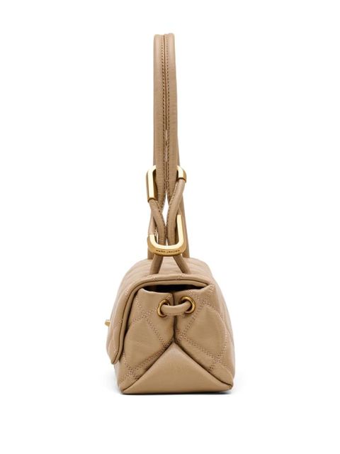 Marc Jacobs The Quilted Leather Mini Dual shoulder bag - Neutrals