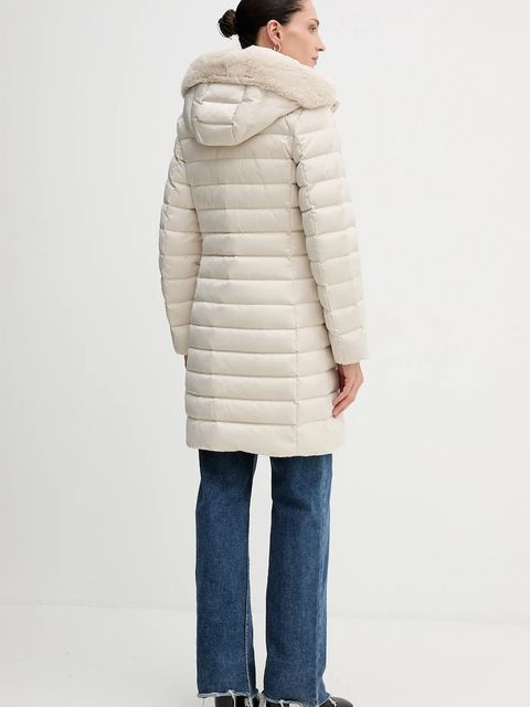 Geox kurtka puchowa BETTANIE kolor beżowy zimowa W5626H T3122