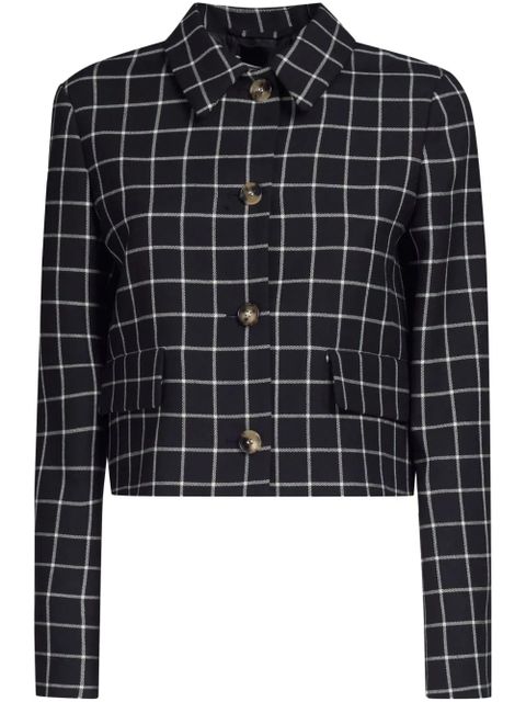 Marni checked wool jacket - Black - zdjęcie produktu nr 1