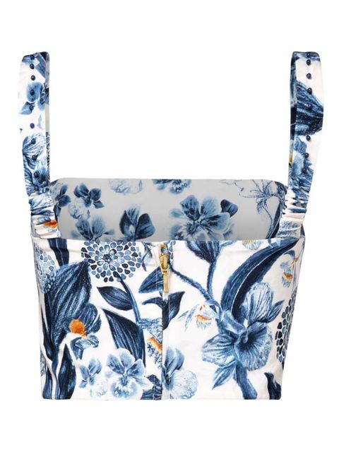 Agua By Agua Bendita Cacao Petalo cropped top - White - zdjęcie produktu nr 2