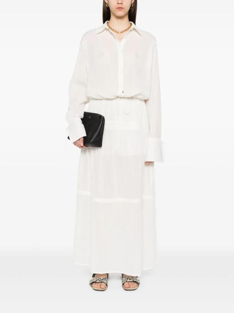 TOTEME organic cotton skirt - White - zdjęcie produktu nr 2