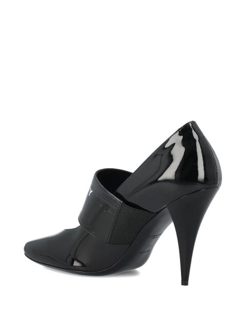 Givenchy logo-plaque patent leather pumps - Black