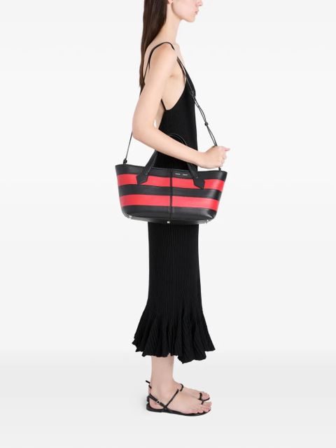 Proenza Schouler Chelsea striped tote bag - Black