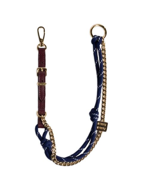 Miu Miu logo-detail keyring - Blue - zdjęcie produktu nr 1