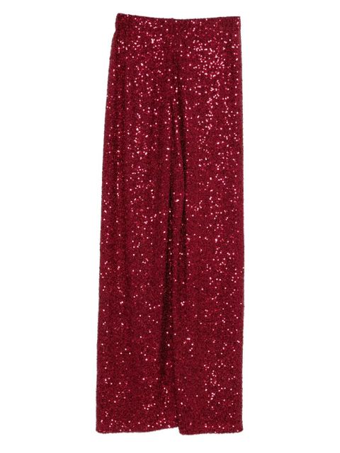 MC2 Saint Barth Lucette sequin-embellishment trousers - Red