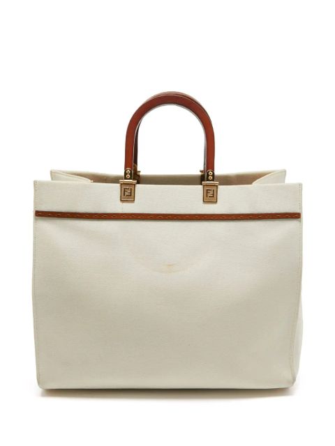 FENDI 2021 medium Sunshine two-way bag - White