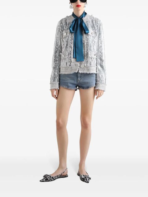 Dolce & Gabbana sequinned jacket - Silver