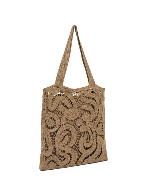 PINKO crochet-design shoulder bag - Neutrals - zdjęcie produktu nr 2