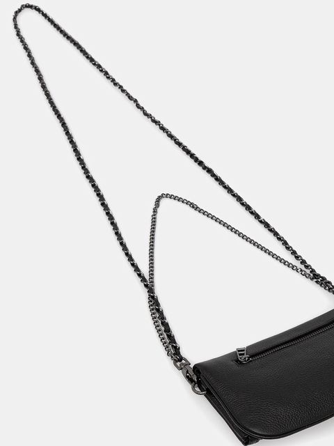 ZADIG&VOLTAIRE torebka skórzana kolor czarny LWBA04040 - zdjęcie produktu nr 2