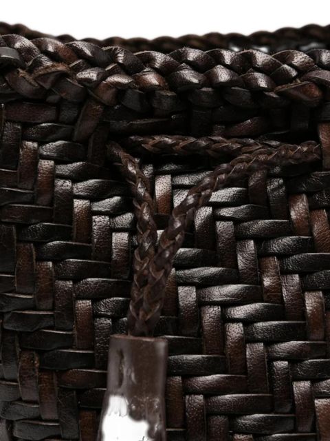 DRAGON DIFFUSION tassel-detail bucket bag - Brown