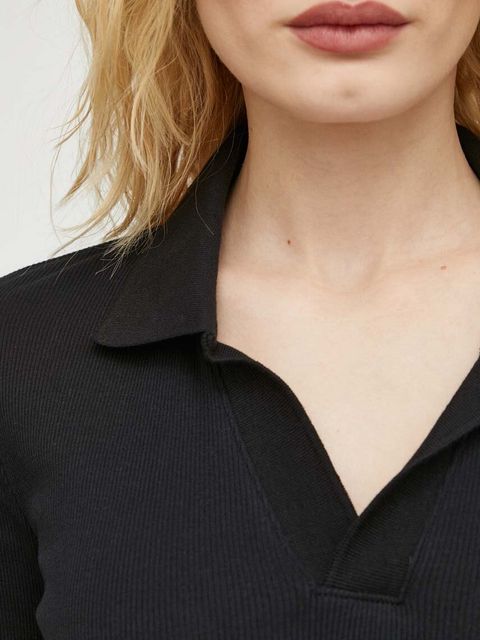 G-Star longsleeve bawełniany kolor czarny