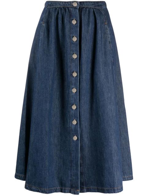 Ba&Sh Cowie denim skirt - Blue - zdjęcie produktu nr 1