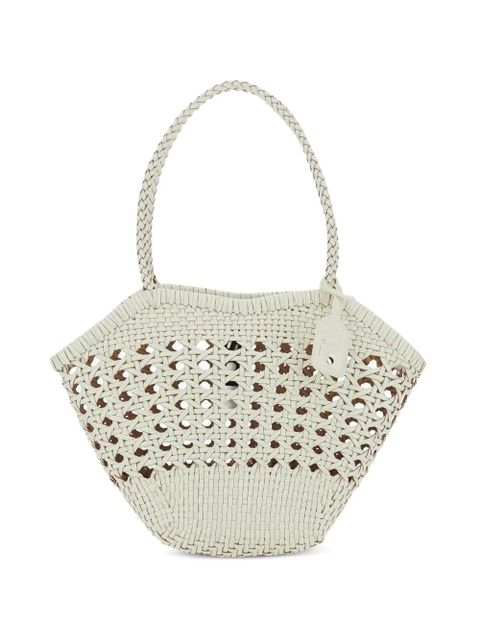 Osoi Lip braided openwork shoulder bag - White - zdjęcie produktu nr 2