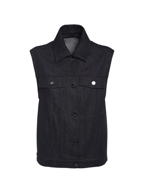 Max Mara button chest-pockets jacket - Blue - zdjęcie produktu nr 1