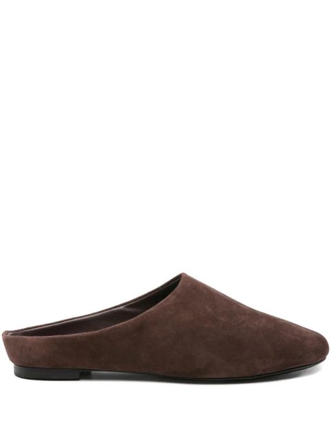 Simon Miller suede backless slippers - Brown - zdjęcie produktu nr 1