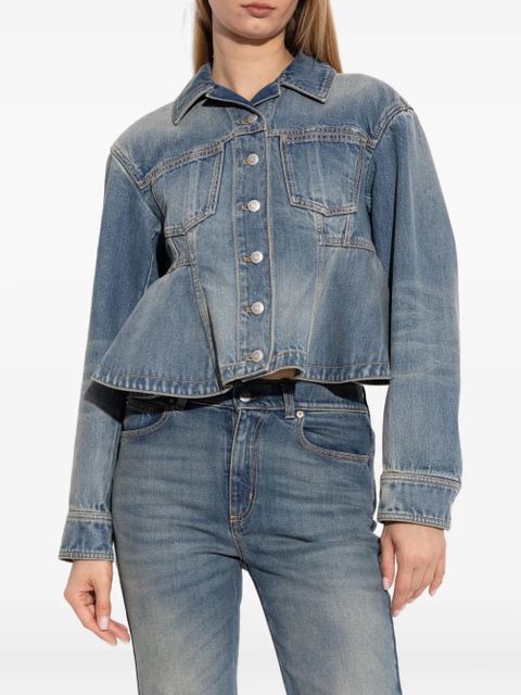 Alexander McQueen button-up denim jacket - Blue - zdjęcie produktu nr 2