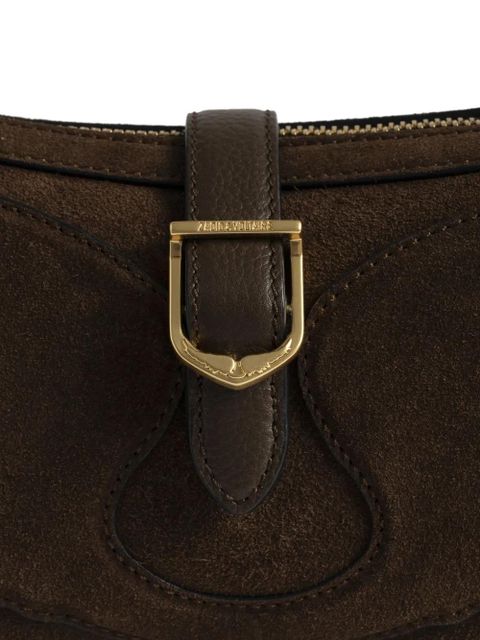 Zadig&Voltaire Moonrise suede shoulder bag - Brown