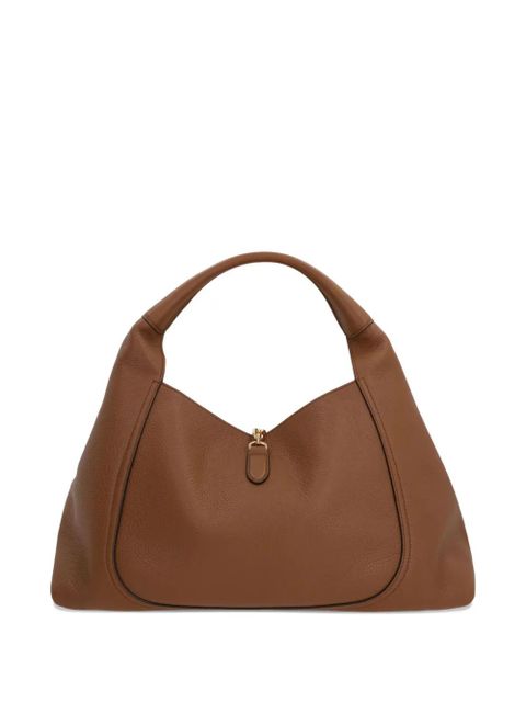 Gucci maxi Softbit grained leather shoulder bag - Brown - zdjęcie produktu nr 2