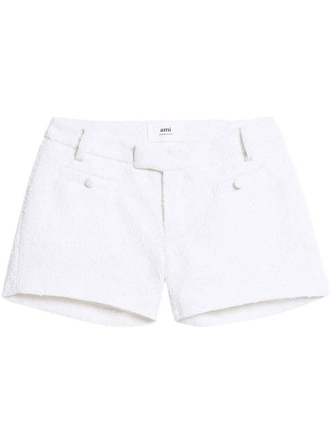 AMI Paris tweed tailored shorts - White - zdjęcie produktu nr 1