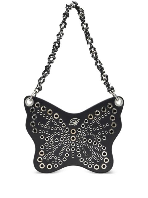 Blumarine butterfly-shape shoulder bag - Black - zdjęcie produktu nr 1