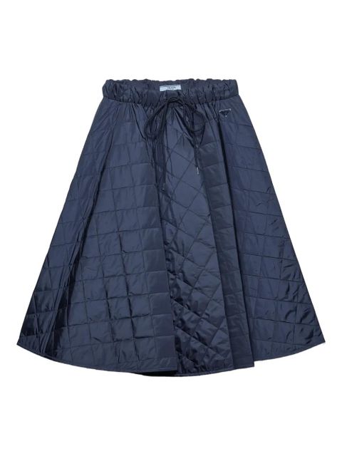 Prada quilted midi skirt - Blue - zdjęcie produktu nr 1