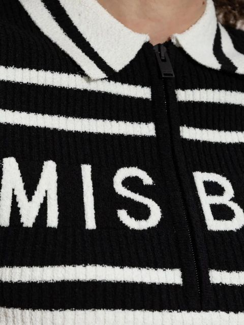 MISBHV Fluffy Cannes polo top - Black