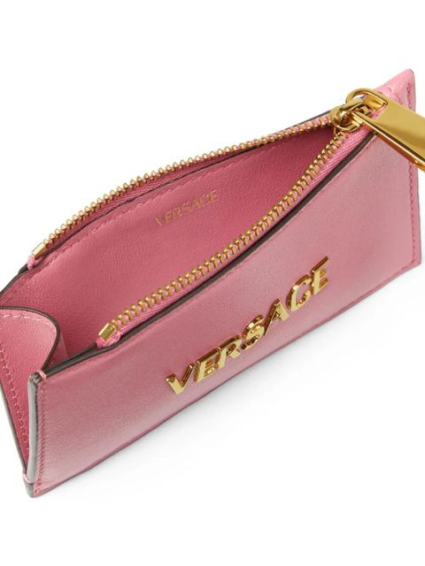 Versace Tag zip-up card holder - Pink - zdjęcie produktu nr 2