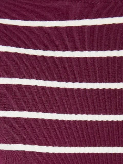 Lauren Ralph Lauren striped boat-neck T-shirt - Red